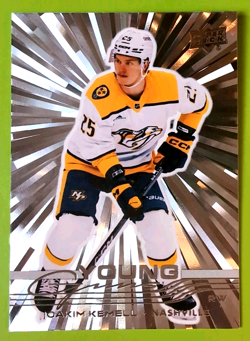 JOAKIM KEMELL OUTBURST YOUNG GUNS 2025-26 UPPER DECK ROOKIE #237 PREDATORS RC - Image 1