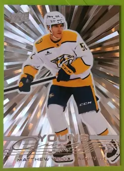 JOAKIM KEMELL OUTBURST YOUNG GUNS 2025-26 UPPER DECK ROOKIE #237 PREDATORS RC - Image 4