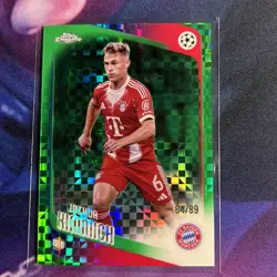 2025-26 Topps Chrome UEFA CC Joshua Kimmich Green X-fractor 84/99 Bayern Mun💫 - Image 1
