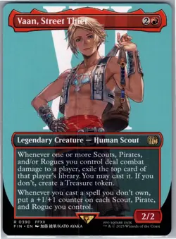 Vaan, Street Thief (Borderless) FIN 390 R NM FINAL FANTASY - Image 1