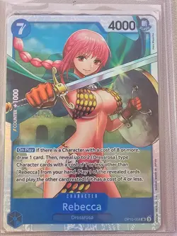 Rebecca OP10 OP10-058 Foil SR NM Royal Blood - Image 1