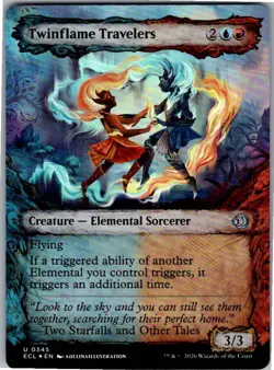 Twinflame Travelers (Showcase) ECL 345 Foil NM Lorwyn Eclipsed - Image 1