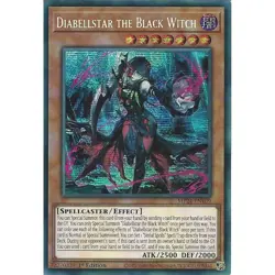 Yu-Gi-Oh Diabellstar the Black Witch MP24-EN109 Prismatic Secret Rare 1st Ed. - Image 1