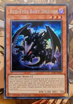 Red-Eyes Baby Dragon (Secret Rare) - LDS1-EN010 - Limited Edition - Yu-Gi-Oh TCG - Image 1