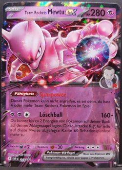 Team Rockets Mewtu ex SVP216 Ewige Rivalen Promo Pokemon Pokemon Karte DE NM - Image 1