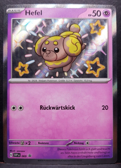 Hefel SVP069 Paldeas Schicksale Shiny Promo Pokemon Pokemon Karte Deutsch NM - Image 1