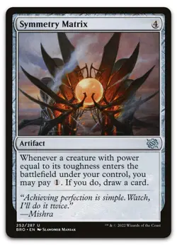 Symmetry Matrix #252 (NM) Brothers' War BRO Magic MTG - Image 1