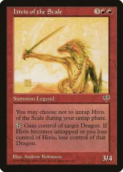 Magic The Gathering MTG HIVIS OF THE SCALE Mirage NM Near Mint - Image 1