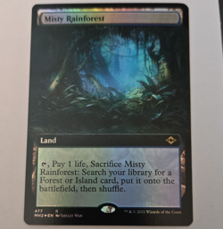 Wizards of the Coast MTG Misty Rainforest 477 Foil Extended Art - Image 1