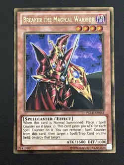 Breaker the Magical Warrior PGLD-EN052 Premium Gold Unlimited Gold Rare LP - Image 1