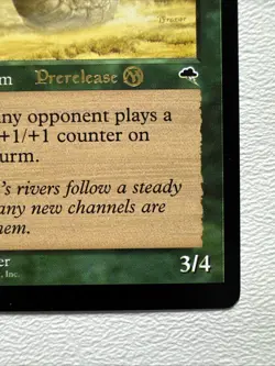 Dirtcowl Wurm - LP/MP Tempest [Prerelease Gold Stamped Promo] #221 MTG Magic - Image 2
