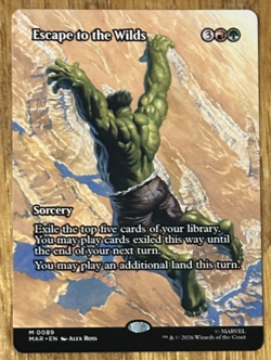 MTG Marvel Eternal-Legal, Escape to the Wilds - Image 1