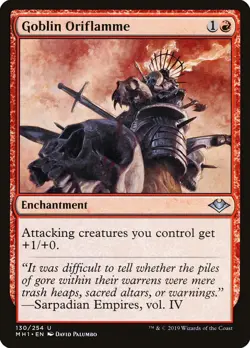 Goblin Oriflamme [Modern Horizons] Lightly Played Foil - Image 1