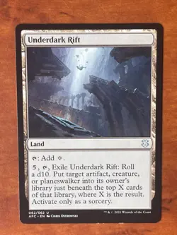 Underdark Rift MTG Magic the Gathering Card LP Lightly Played AFC - Image 1