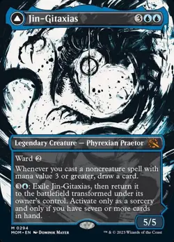 Jin-Gitaxias // The Great Synthesis (Showcase Planar Booster Fun) [March of the - Image 1