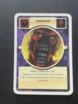 Doomtrooper CCG Revised Unlimited Terror Card Mutant Chronicles 1995 LP - Image 1