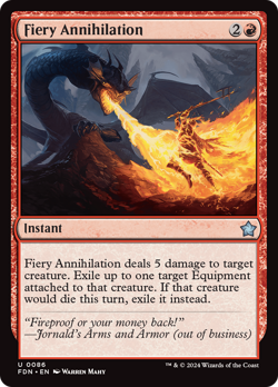 Fiery Annihilation [Foundations] Magic MTG - Image 1