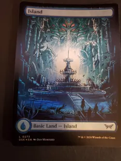 Magic the Gathering MTG DSK Island 273 Foil Near Mint - Image 1