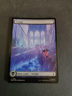 1x Swamp (0282) - Foil MTG - Marvel Super Heroes - NM-Mint - Image 1