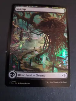 Swamp (0281) Foil - Full Art - Lorwyn Eclipsed ECL - MTG - NM/M - Image 1