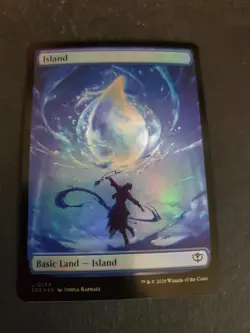 ISLAND ** FOIL FULL ART ** #268 - Secrets of Strixhaven - NM MTG SoS - Image 1