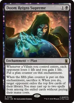 Doom Reigns Supreme 96 Magic The Gathering Marvel Super Heroes Regular NM - Image 1