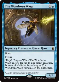 The Wondrous Wasp 84 Magic: The Gathering Marvel Super Heroes Regular Rare NM - Image 1