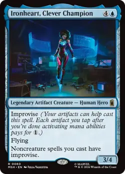 Ironheart, Clever Champion 60 Magic The Gathering Marvel Super Heroes Regular NM - Image 1