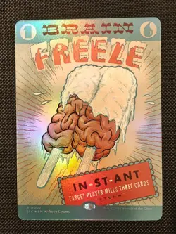 Brain Freeze (Foil Secret Lair) NM MTG Magic the Gathering - Image 1
