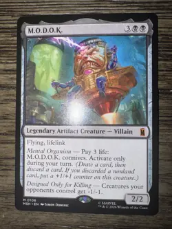 MTG Marvel Super Heroes M M.O.D.O.K. #0106 - Image 1