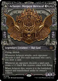 MTG ACLAZOTZ, DEEPEST BETRAYAL SHOWCASE The Lost Caverns of Ixalan NM - Image 1