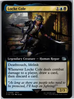 Locke Cole (Extended Art) FIN 499 U NM FINAL FANTASY - Image 1