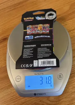 HEAVY! GOD PACKUU SIRUU 31.8g Chaos Rising Pokemon TCG Sleeved Booster (SEALED) - Image 2