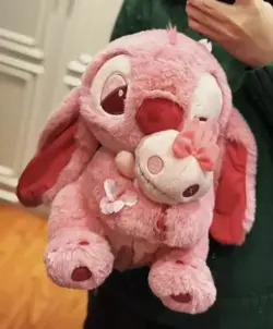 New 2024 Disney Pink Angel With Scrump Soft Plush Stuffed Gift Dolls 12"/30cm - Image 1