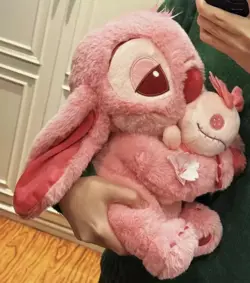 New 2024 Disney Pink Angel With Scrump Soft Plush Stuffed Gift Dolls 12"/30cm - Image 2