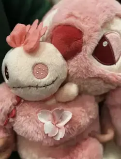 New 2024 Disney Pink Angel With Scrump Soft Plush Stuffed Gift Dolls 12"/30cm - Image 3