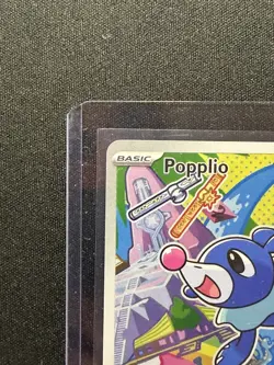 Pokemon First Partner Illustration Collection Popplio Black Star Full Art #045 - Image 3