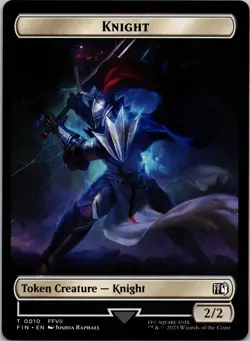 Hero (0003) // Knight Double-Sided Token FIN 3 // 10 T NM FINAL FANTASY - Image 2