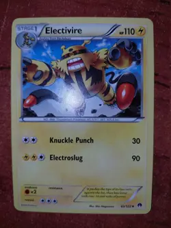 Electivire 43/122 Uncommon – XY: BREAKpoint (2016) – LP - Image 1