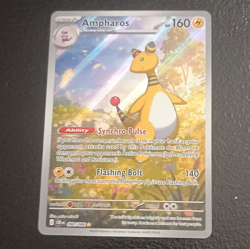 Pokemon TCG Ampharos 090/086 Chaos Rising Full Art Holo Rare - Near Mint - Image 1