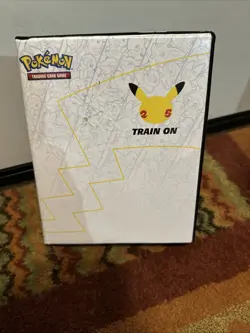Pokemon 25th Anniversary Jumbo Card Binder W/ 41 Cards - Image 1
