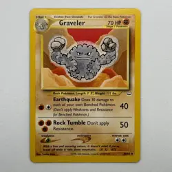 Graveler 30/64 Neo Revelation Non Holo NM Pokemon Card - Image 1