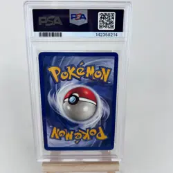1999 POKEMON FOSSIL #19 DRAGONITE PSA 7 Unlimited NM - Image 2