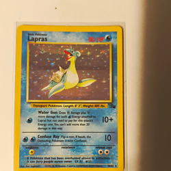 Wizards of the Coast Lapras 10/62 Fossil Holo Rare Unlimited English 1999 - Image 1