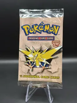 HEAVY Pokemon Fossil Booster Pack Zapdos 21g - Image 3