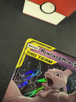 Pokemon Mewtwo & Mew Tag Team GX Unified Minds Holo Ultra Rare Card 71/236 - Image 3