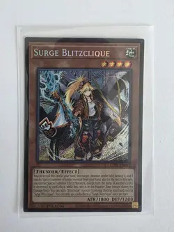 Surge Blitzclique CORI-EN011 Yugioh Chaos Origins Near Mint Secret Rare - Image 1