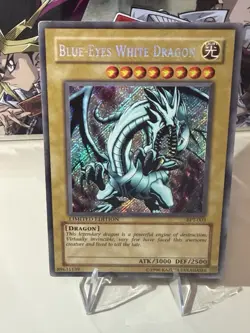 Yu-Gi-Oh TCG Blue-Eyes White Dragon BPT-003 Secret Rare Limited Edition - Image 1