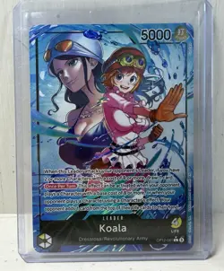 Bandai One Piece CCG Koala OP12-081 L Alternate Art Foil Leader English 5000 - Image 1