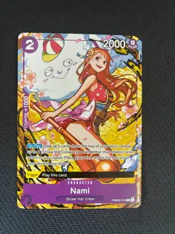 Nami Welcome Pack 2026 Vol.1 PRB02-012 One Piece Promo Card A - Image 1